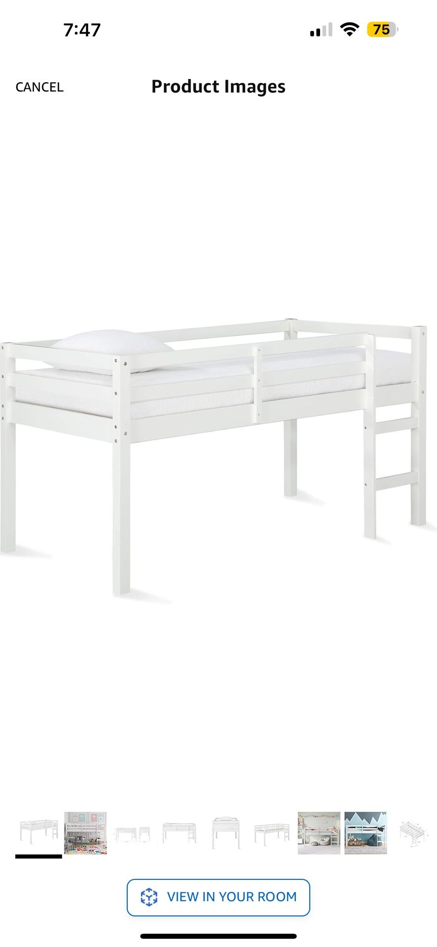 Twin Loft Bed frame. 