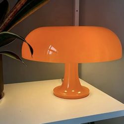 Retro Dimmable Mushroom Lamp – Bold Color Table Light Collectible Art