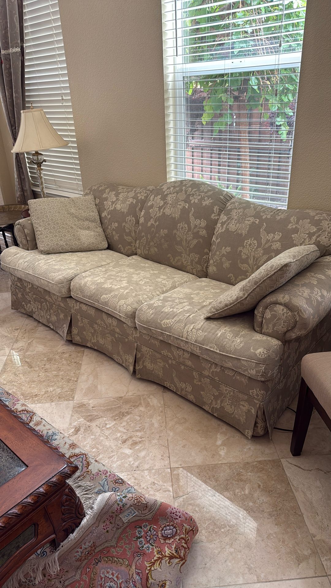 Sleeper Sofa And Two Matching Chairs