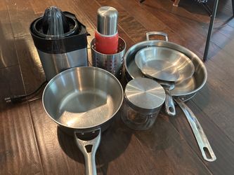 Cuisinart citrus juicer, Cephalon Pot, Kirkland Pans & Other