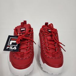 Brand New Fila Leather Sneakers Women Size 7 