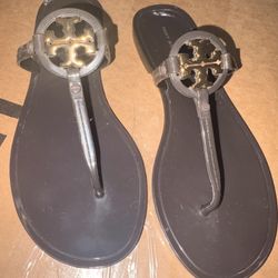 Dark Brown Tory Burch Sandals 