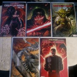 Star Wars: Crimson Reign #1-5, Tyler Kirkham Variants, Virgins and Trades