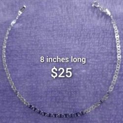 925 Sterling Silver Bracelets/Brasaletes De Plata 925
