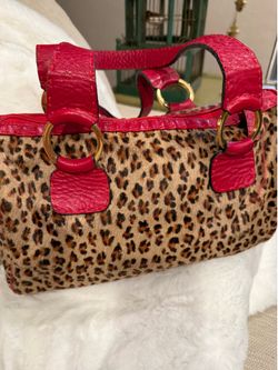 Cute Vintage Calf fur purse
