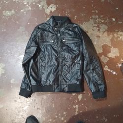 Brand New Leather G-Net Jacket Mens L