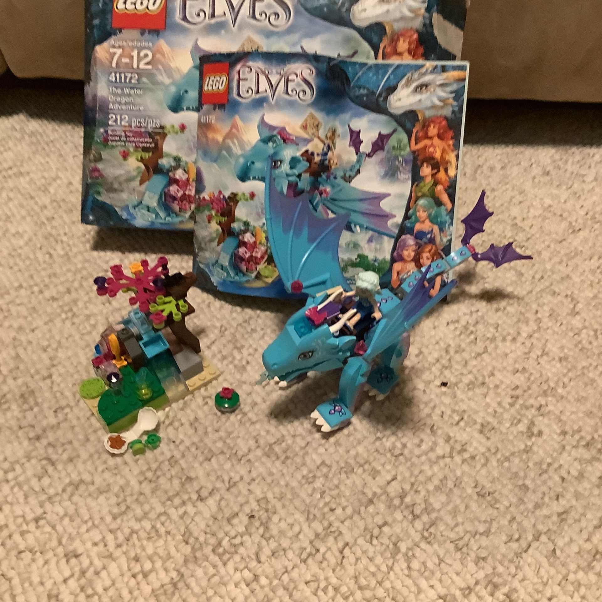Lego #41172 Elves The Water Dragon Adventure Complete with Instructions 2016..retired