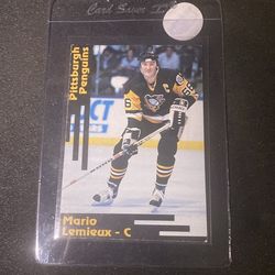 Mario Lemieux Pittsburgh Penguins Hockey Card Duo (Score)