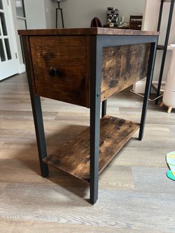 Industrial/Rustic Side Tables (2)