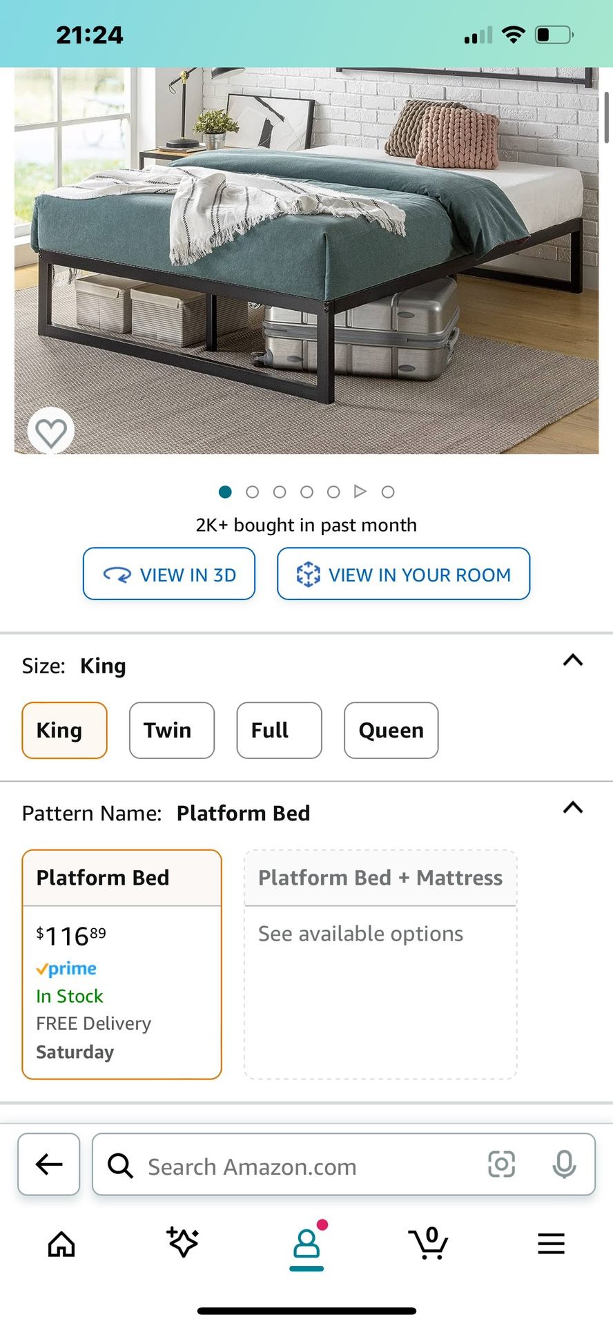 King Bed Frame