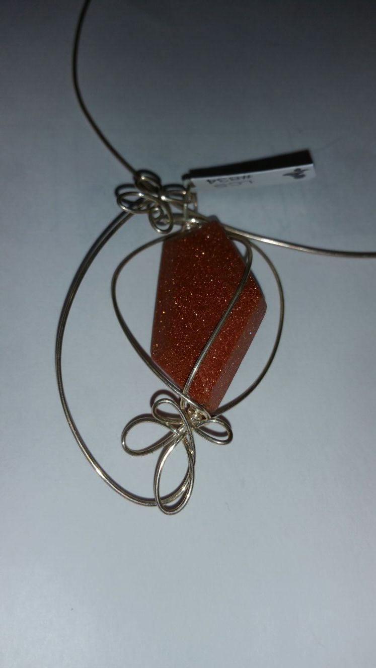 Handmade Wire Art Necklace