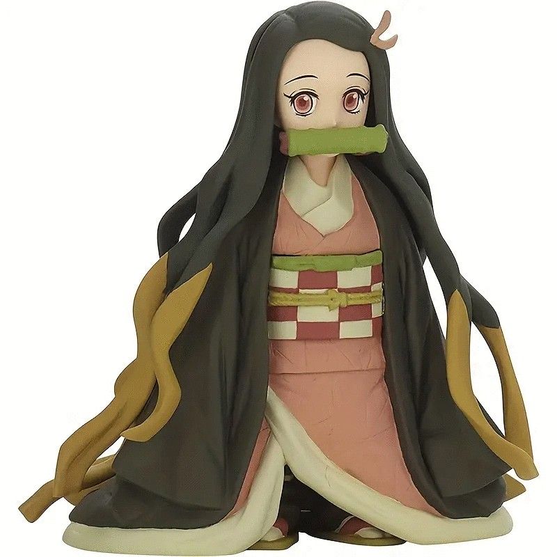 NEW IN BOX Bandai Demon Slayer Nezuko Kamado Cute Kawaii Anime Girl Figure 4.5" Christmas Gift