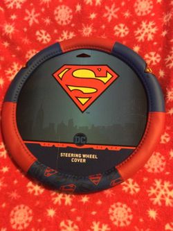 DC Superman Steering Wheel Cover