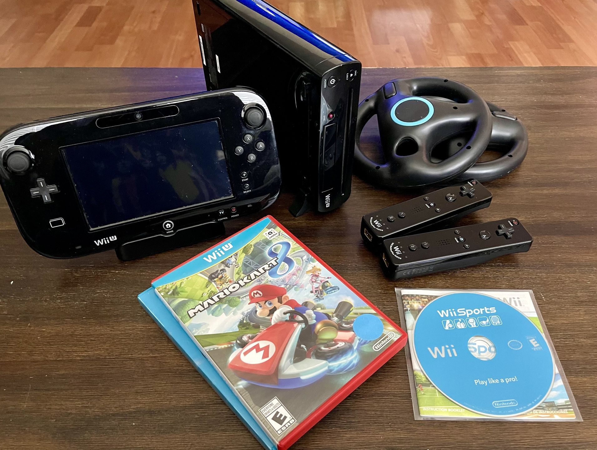 Nintendo Wii U + 3 Games & Extras!!
