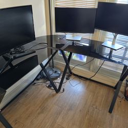 Glass Desk
