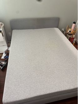 Bed frame and mattress
