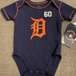 Milwaukee Brewers Baddoo #60 Onesies Size 0-3