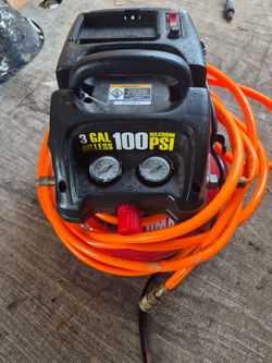 3 gal 100 psi compressor