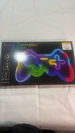 Game Controller Colored LED Neon Sign
