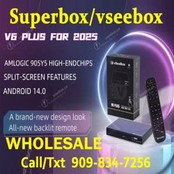 VSEEBOX V6 PLUS NEW Model  2025 Wholesale reseller  V6 VSEE BOX  PLUS SUPERBOX 