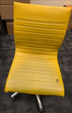 Leather office chairs. 3 total