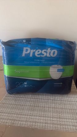 Presto Underwear Medium 20count