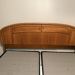 Solid Oak Bedroom Set – Complete Matching Set w/ Armoire 🔥 Must See!