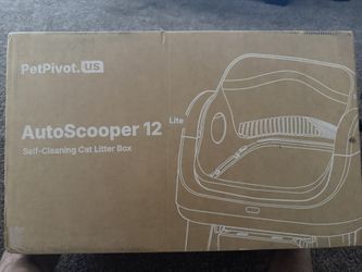 PetPivot AutoScooper 12 Lite Open-Top Cat liter