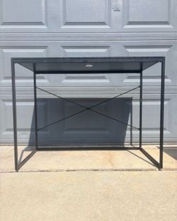 Modern Desk Rustic Industrial Computer Desk,MDF Metal Writing Desk, Vintage PC Table for Home Office