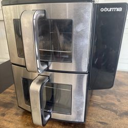 Air Fryer - Gourmia 11QT Dual Basket (Double Decker) - Clean