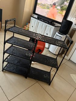 Shoe Rack Black …