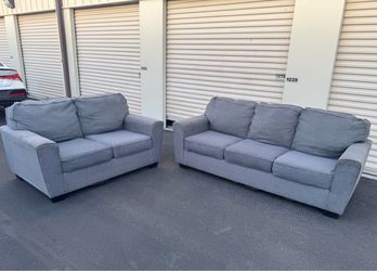 Ashleys Furniture Couch and Loveseat(WILL DELIVER)