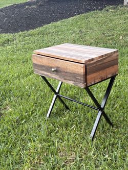 Modern Rustic/ Industrial Nightstand