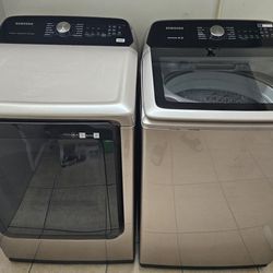 Samsung Top load Washer & Electric Dryer