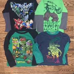 Boys 5t Long sleeve Lot