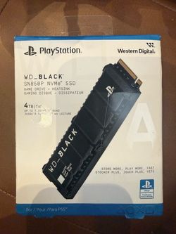 4TB PS5 SSD WD_BLACK SN850P with Heatsink