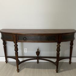 Wood Accent Console/ Server Table 