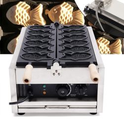 Commercial Fish Waffle Maker Electric Nonstick For Sale $190.00 50%+ OFF Retail $467.26 NEW IN BOX