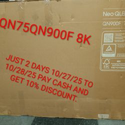 SAMSUNG 75"INCH NEO QLED 8K Q900F