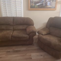 Love Seat And Rocking Chair 