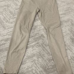 Outdoor Voices Ivory Compression Leggings 