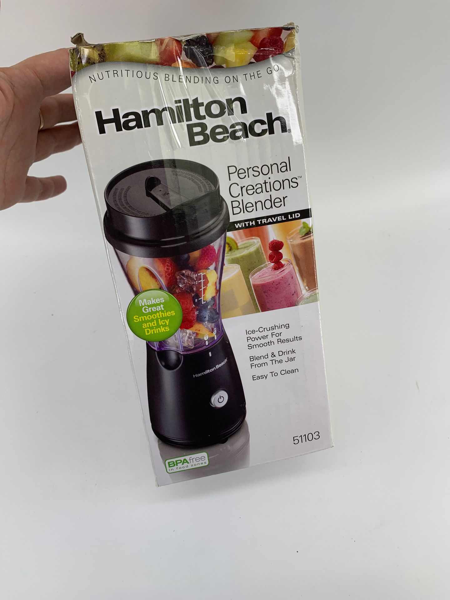 Hamilton beach blender,new damage box