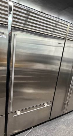 Sub Zero stainless steel 36” built in bottom freezer refrigerator