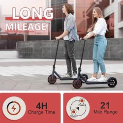 Electric Scooter for Adults, 8.5/10/14" Tires, 19/22Mph, 350W/500W Motor, 21-28 Miles Range, Folding E-Scooter with Dual Suspension,APP Contro