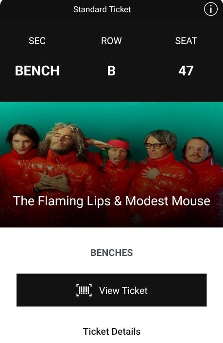 The Flaming Lips & Modest Mouse Tickets