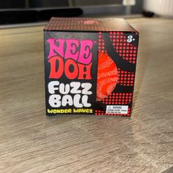 NeeDoh Fuzz Ball Stress Toy – Orange