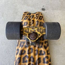 Used Leopard Penny Board 