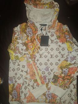 L"V" Designer Hoodie  size Medium