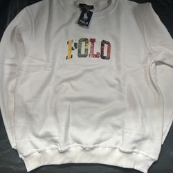 Brand New White RL Polo Sweatshirt 