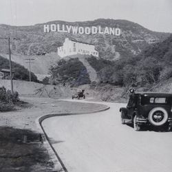 Vintage Framed Photo Hollywoodland